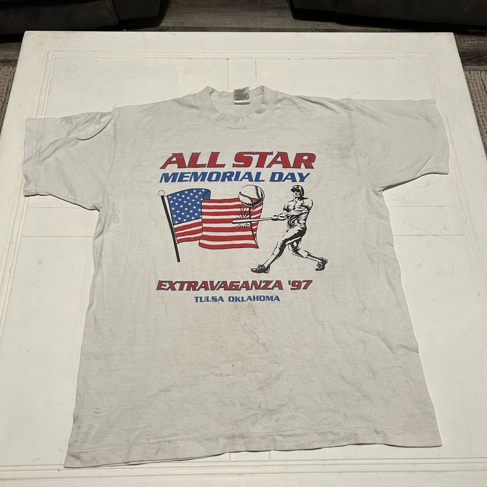 All Star Memorial Day White T-Shirt
